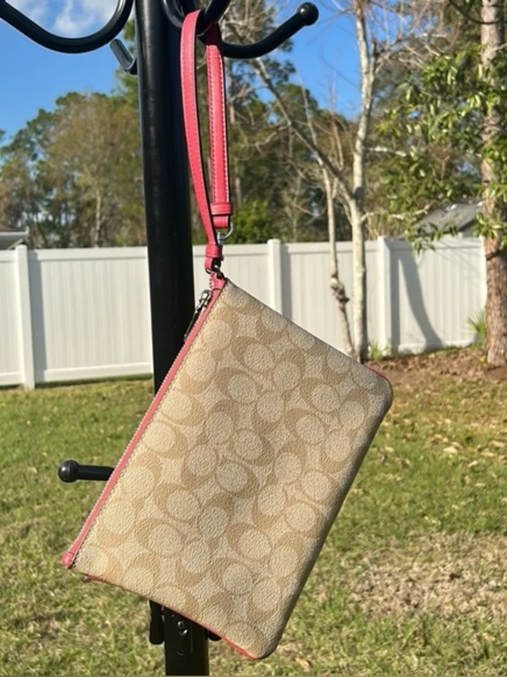 Coach signature coated
